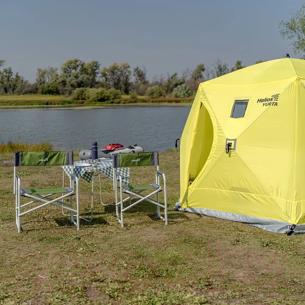Изображение товара Кресло складное Helios Maxi / Т-HS-DC-95200-M-GG (серый/зеленый)