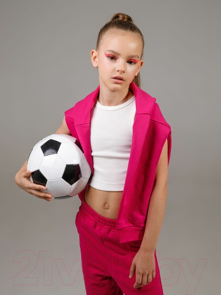 Изображение товара Штаны детские Amarobaby Style / AB-OD23-S6/06-134 (розовый, р.134)
