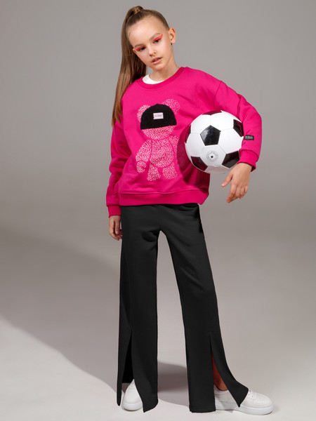 Изображение товара Штаны детские Amarobaby Style / AB-OD23-S6/09-128 (черный, р.128)