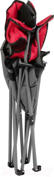 Изображение товара Кресло складное Nisus N-244-GRD-1 (серый/красный/черный)