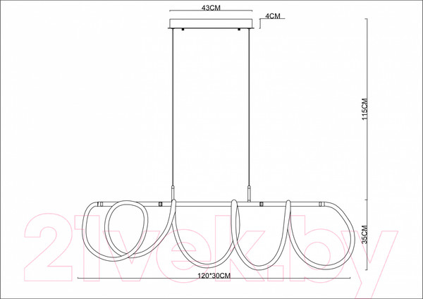 Изображение товара Потолочный светильник Arte Lamp Klimt A2850SP-75BK