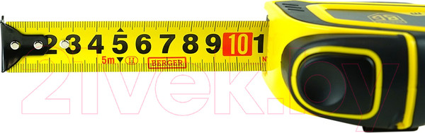 Изображение товара Рулетка BERGER Ударопрочная с автостопом 0.025x5м / BG1758