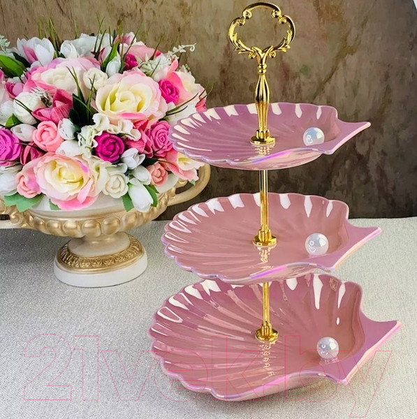 Изображение товара Ваза-этажерка Lenardi Перламутр 106-204