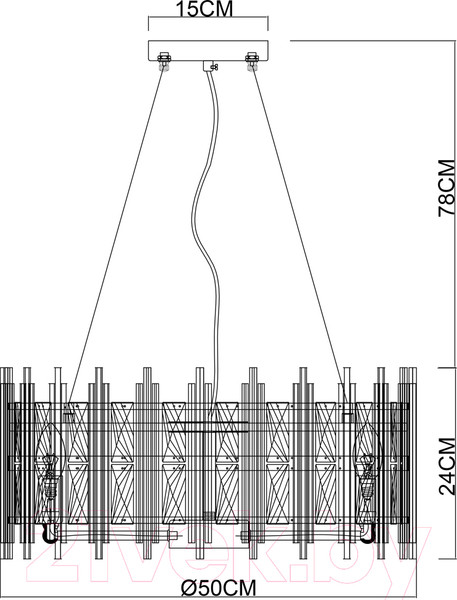 Изображение товара Люстра Arte Lamp Alruba A1043SP-6BK