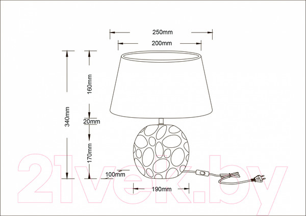 Изображение товара Прикроватная лампа Arte Lamp Poppy A4063LT-1CC