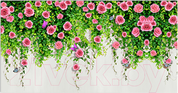 Изображение товара Фотофасад Arthata Розы / FotoSetka-300-43 (300x156)