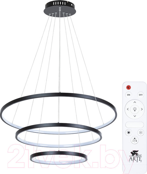 Изображение товара Люстра Arte Lamp Frodo A2197SP-3BK