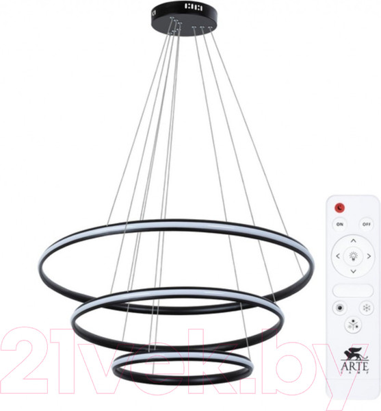 Изображение товара Потолочный светильник Arte Lamp Meridiana A2198SP-3BK