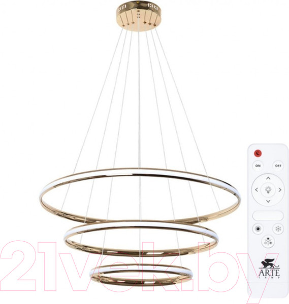 Изображение товара Потолочный светильник Arte Lamp Meridiana A2198SP-3GO