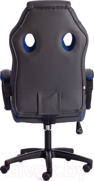 Изображение товара Кресло геймерское Tetchair Racer Gt кожзам/ткань (металлик/синий)
