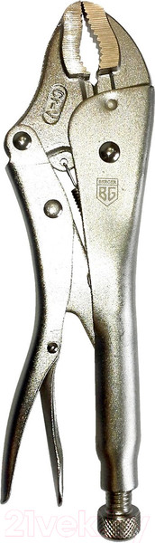 Изображение товара Гейферный зажим BERGER С фиксатором 250мм / BG1160