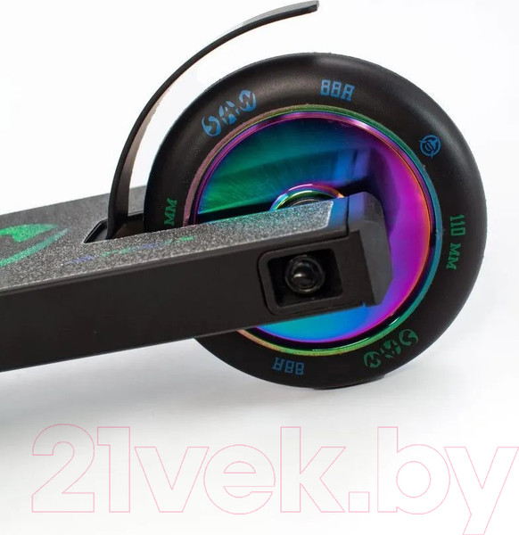 Изображение товара Колесо для самоката Ateox Saw Full Core AL / WS3-110 (черный/неон)