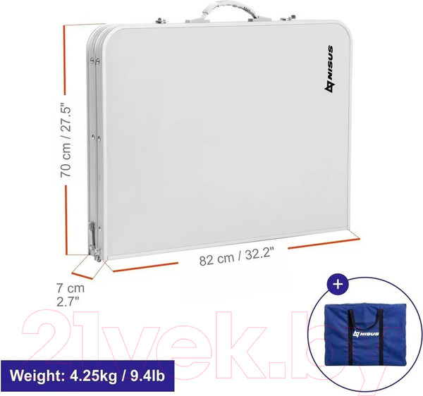 Изображение товара Стол складной Nisus N-FT-435A