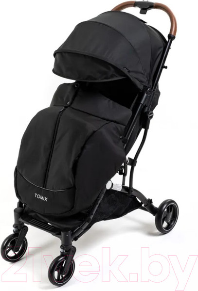 Изображение товара Детская прогулочная коляска Tomix Luna Lux / HP-718LUX (черный)