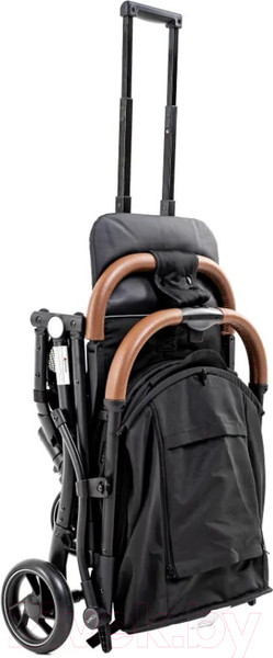 Изображение товара Детская прогулочная коляска Tomix Luna Lux / HP-718LUX (черный)