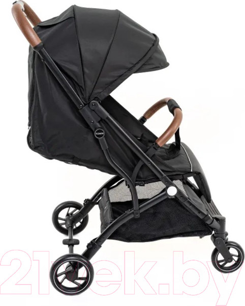 Изображение товара Детская прогулочная коляска Tomix Luna Lux / HP-718LUX (черный)