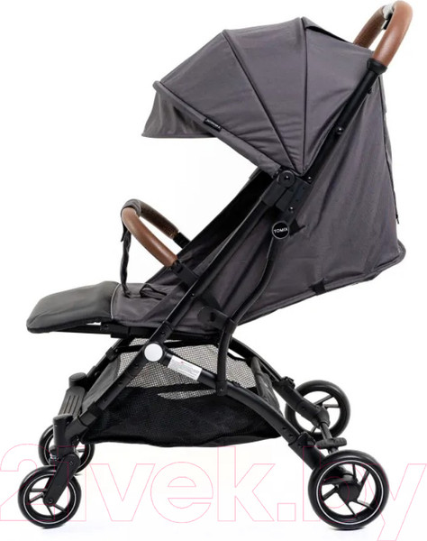Изображение товара Детская прогулочная коляска Tomix Luna Lux / HP-718LUX (темно-серый)