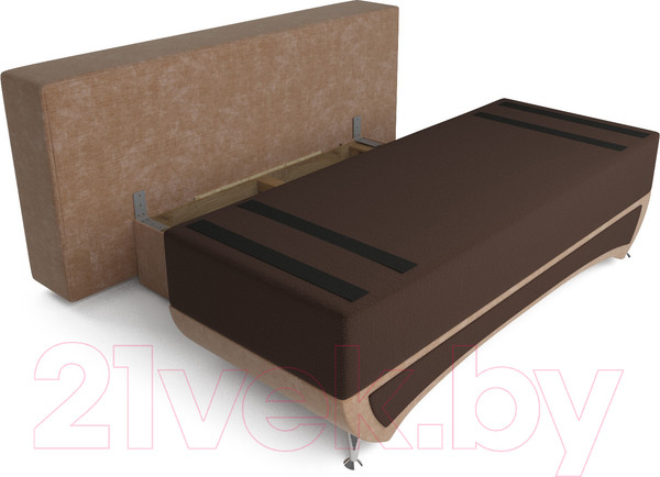 Изображение товара Диван Mebel-Ars Еврокнижка Наталия-2 (кордрой коричневый)