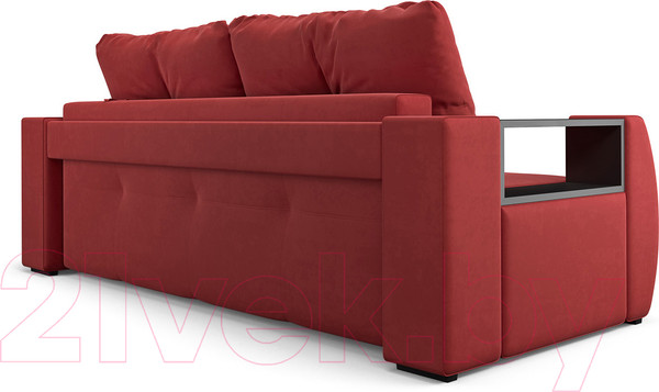 Изображение товара Диван Mebel-Ars Еврокнижка Мальтида (кордрой красный)