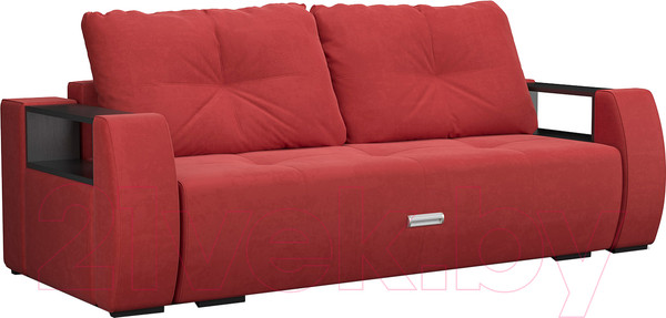 Изображение товара Диван Mebel-Ars Еврокнижка Мальтида (кордрой красный)
