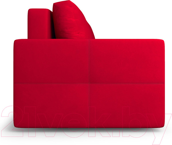 Изображение товара Диван Mebel-Ars Еврокнижка Марсель №2 (кордрой красный)