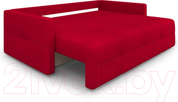 Изображение товара Диван Mebel-Ars Еврокнижка Марсель №2 (кордрой красный)