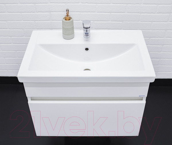 Изображение товара Тумба под умывальник Айсберг Фостер 70/Maria 70 Классик В1 DA3010T (с одним ящиком)