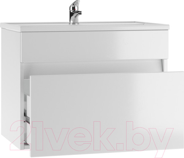 Изображение товара Тумба под умывальник Айсберг Фостер 70/Maria 70 Классик В1 DA3010T (с одним ящиком)