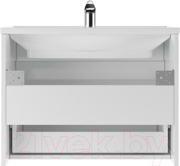 Изображение товара Тумба под умывальник Айсберг Фостер 70/Maria 70 Классик В1 DA3010T (с одним ящиком)