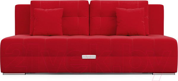 Изображение товара Диван Mebel-Ars Еврокнижка Марсель №4 (кордрой красный)