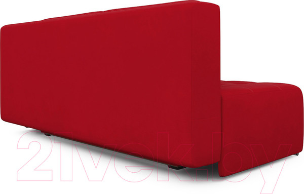Изображение товара Диван Mebel-Ars Еврокнижка Марсель №4 (кордрой красный)