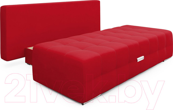 Изображение товара Диван Mebel-Ars Еврокнижка Марсель №4 (кордрой красный)
