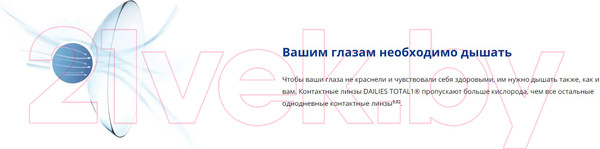 Изображение товара Комплект контактных линз Dailies Total 1 Sph-1.75 R8.5 D14.1 (30шт)