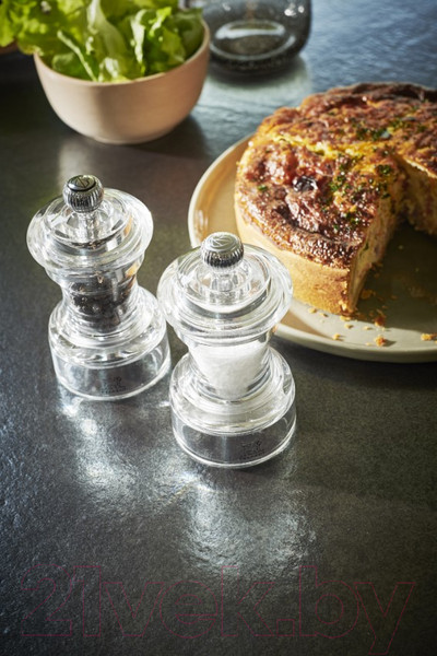 Изображение товара Набор мельниц для специй Peugeot Bistro 2/41687 (прозрачный)