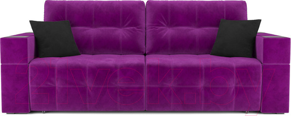 Изображение товара Диван Mebel-Ars Еврокнижка Венеция (фиолетовый)