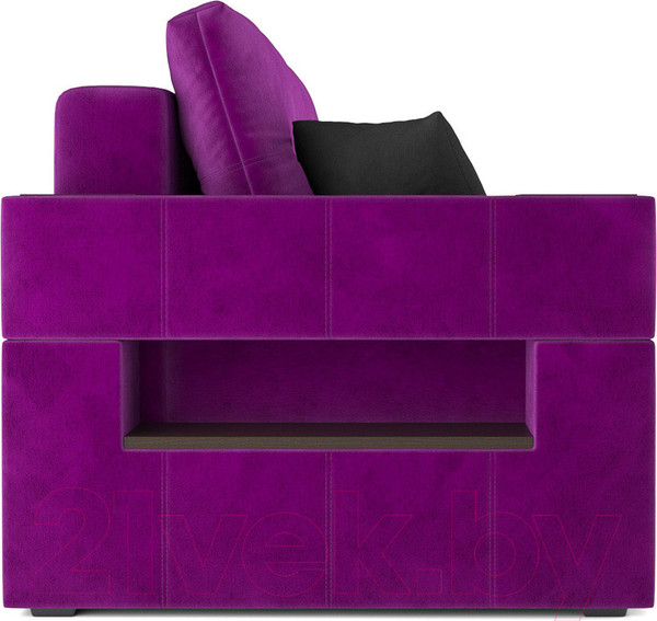 Изображение товара Диван Mebel-Ars Еврокнижка Венеция (фиолетовый)