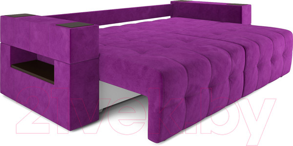 Изображение товара Диван Mebel-Ars Еврокнижка Венеция (фиолетовый)
