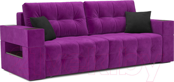 Изображение товара Диван Mebel-Ars Еврокнижка Венеция (фиолетовый)