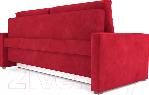 Изображение товара Диван Mebel-Ars Еврокнижка Поло (кордрой красный)