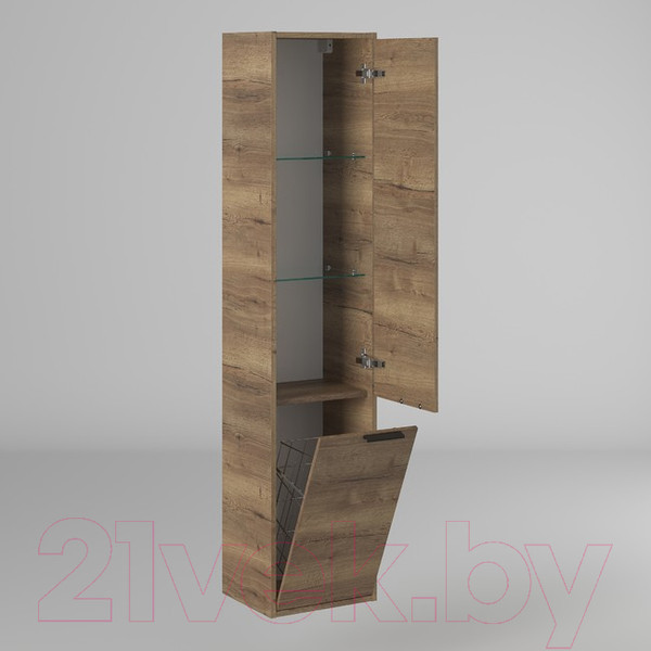 Изображение товара Шкаф-пенал для ванной Briz Тесо 35 с б/к R / 243 04-06к35-00 02 ВЕЛ