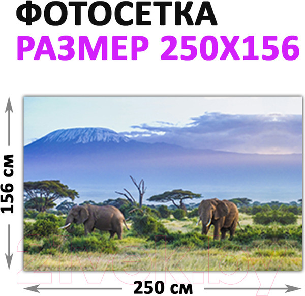 Изображение товара Фотофасад Arthata Слоны / FotoSetka-250-18 (250x156)