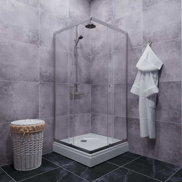 Изображение товара Душевой уголок Triton Вента 80x80 (хром, с поддоном)