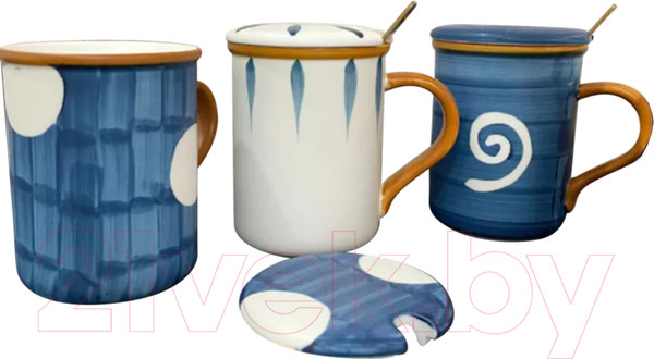 Изображение товара Кружка с ложкой MONAMI SET-102