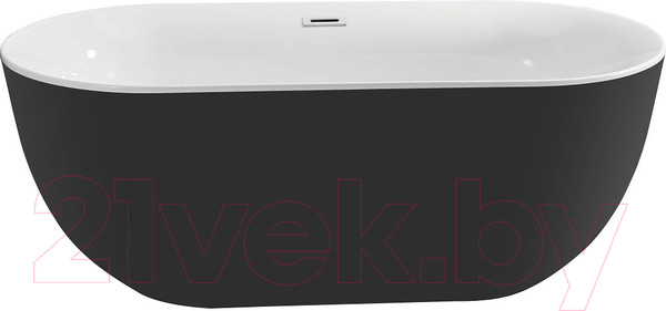 Изображение товара Ванна акриловая Aquatek Афина 170x78 AQ-144778Bl (черный, с ножками и сливом)