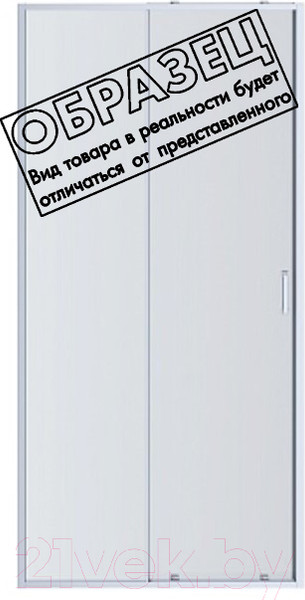 Изображение товара Душевая дверь Aquatek 100x200 / AQ ARI RA 10020BL (черный/прозрачное стекло)