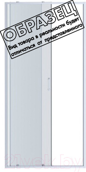 Изображение товара Душевая дверь Aquatek 120x200 / AQ ARI RA 12020BL (черный/прозрачное стекло)