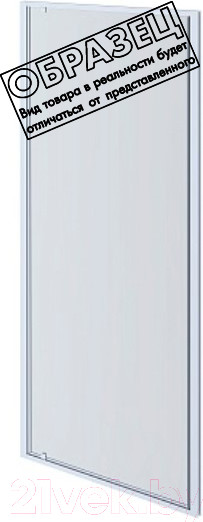 Изображение товара Душевая дверь Aquatek 100x200 / AQ ARI PI 10020BL (черный/прозрачное стекло)