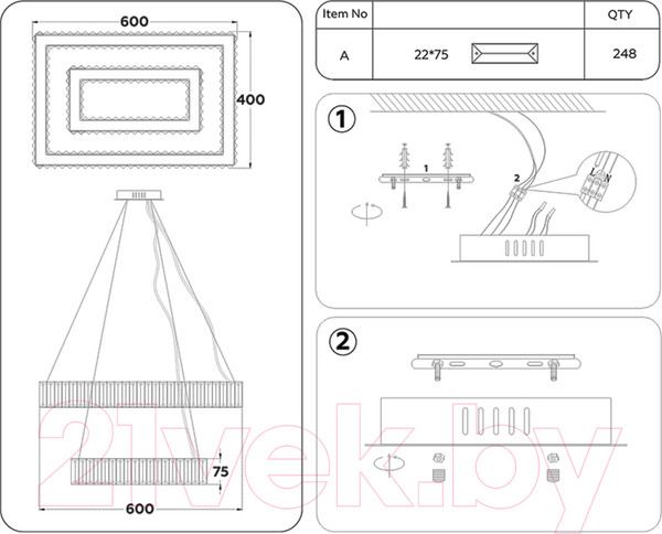 Изображение товара Люстра/потолочный светильник Ambrella Traditional / TR5007