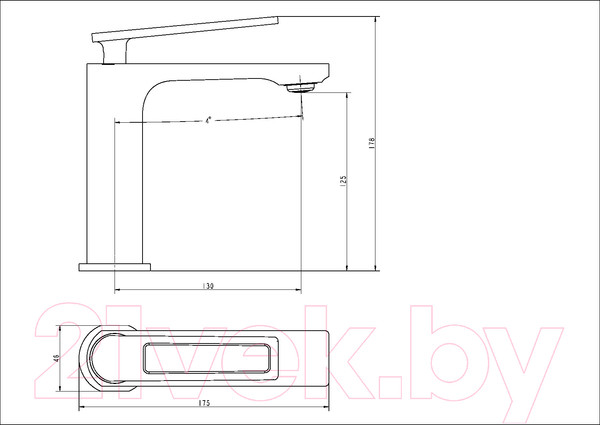 Изображение товара Смеситель Maxonor Pure Life PL1096-7