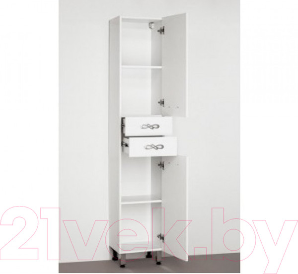 Изображение товара Шкаф-пенал для ванной Style Line Венеция 48см 2 ящика